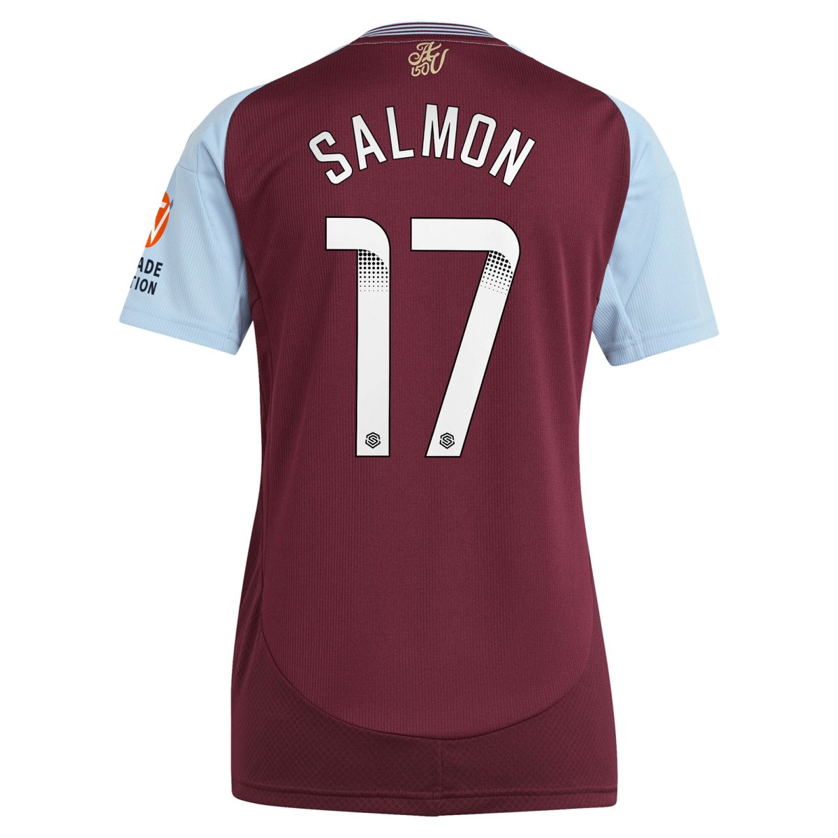 Aston Villa aston villa wsl adidas home shirt 2024-25 – womens with salmon 17 printing Kits - Official Football Shirts & Training Gear