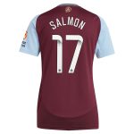 Aston Villa aston villa wsl adidas home shirt 2024-25 – womens with salmon 17 printing Kits - Official Football Shirts & Training Gear