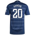Aston Villa aston villa wsl adidas third authentic shirt 2024-25 with hanson 20 printing Kits - Official Football Shirts & Training Gear