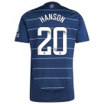Aston Villa aston villa wsl adidas third shirt 2024-25 with hanson 20 printing Kits - Official Football Shirts & Training Gear