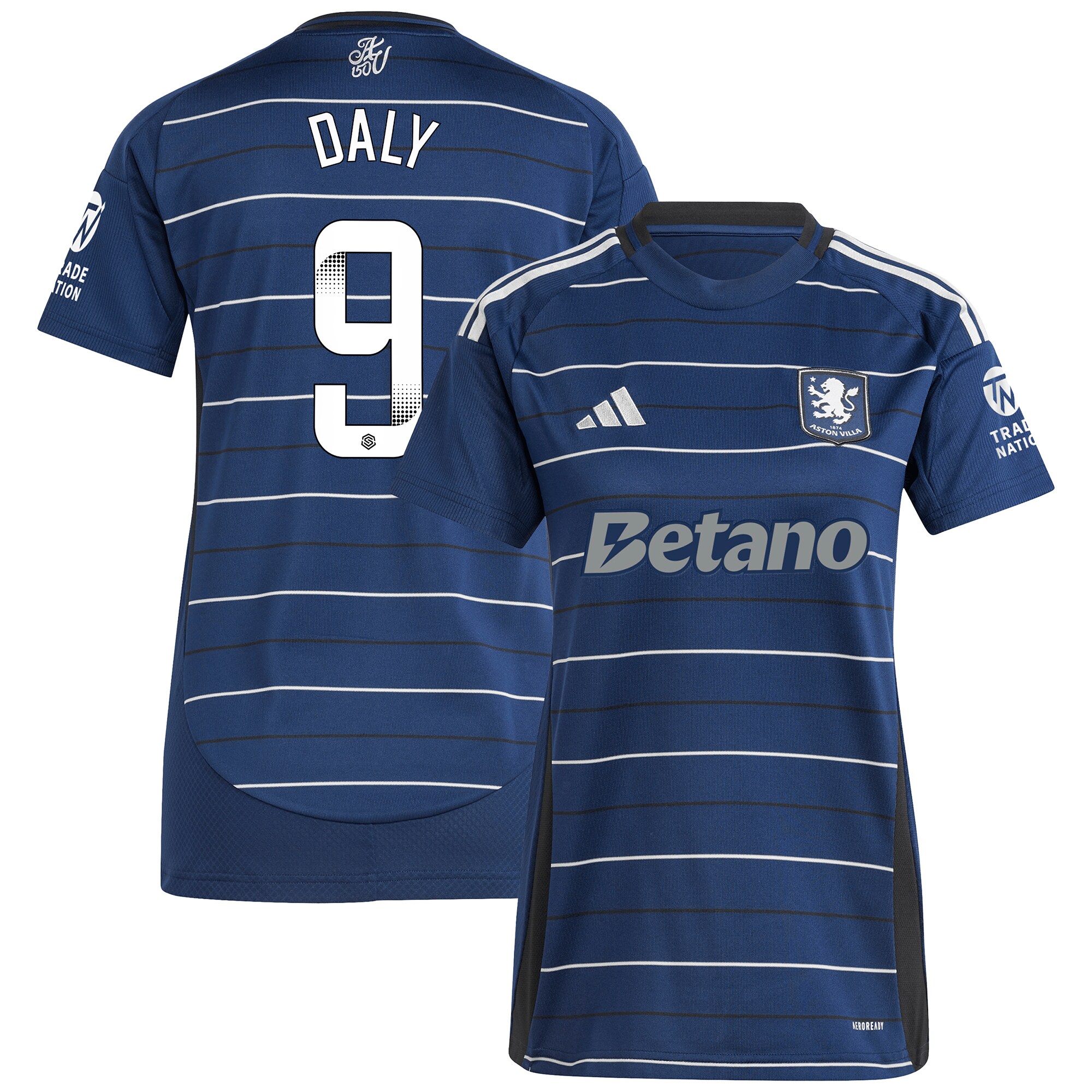 Aston Villa aston villa wsl adidas third shirt 2024-25 – womens with daly 9 printing Kits - Official Football Shirts & Training Gear