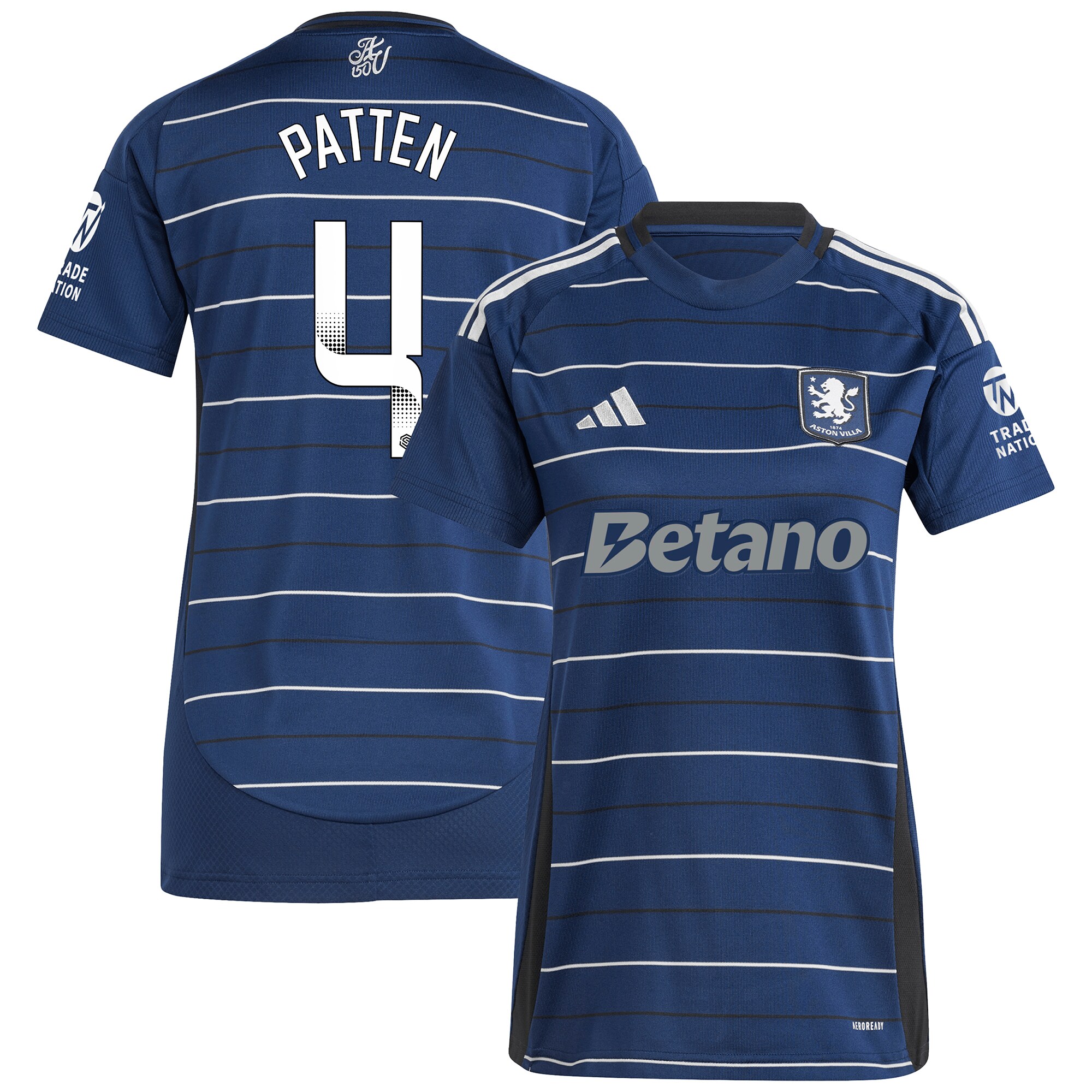 Aston Villa aston villa wsl adidas third shirt 2024-25 – womens with patten 4 printing Kits - Official Football Shirts & Training Gear