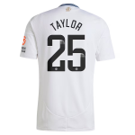 Aston Villa aston villa wsl away shirt 2024-25 with taylor 25 printing Kits - Official Football Shirts & Training Gear