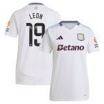 Aston Villa aston villa wsl away shirt 2024-25 – womens with leon 19 printing Kits - Official Football Shirts & Training Gear