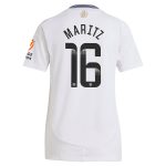 Aston Villa aston villa wsl away shirt 2024-25 – womens with maritz 16 printing Kits - Official Football Shirts & Training Gear