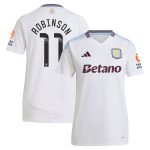 Aston Villa aston villa wsl away shirt 2024-25 – womens with robinson 11 printing Kits - Official Football Shirts & Training Gear