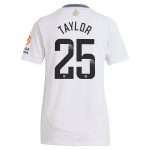 Aston Villa aston villa wsl away shirt 2024-25 – womens with taylor 25 printing Kits - Official Football Shirts & Training Gear