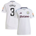 Aston Villa aston villa wsl away shirt 2024-25 – womens with tomás 3 printing Kits - Official Football Shirts & Training Gear